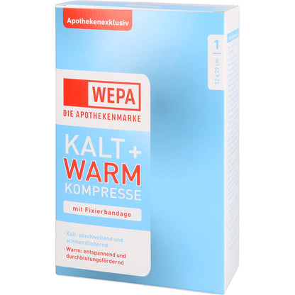 KALT-WARM Kompresse 12x29 cm mit Fixierband 1 St