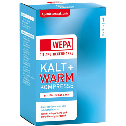 KALT-WARM Kompresse 12x29 cm mit Fixierband 1 St