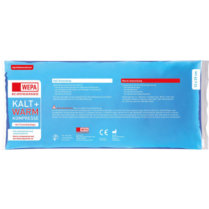 KALT-WARM Kompresse 12x29 cm mit Fixierband 1 St