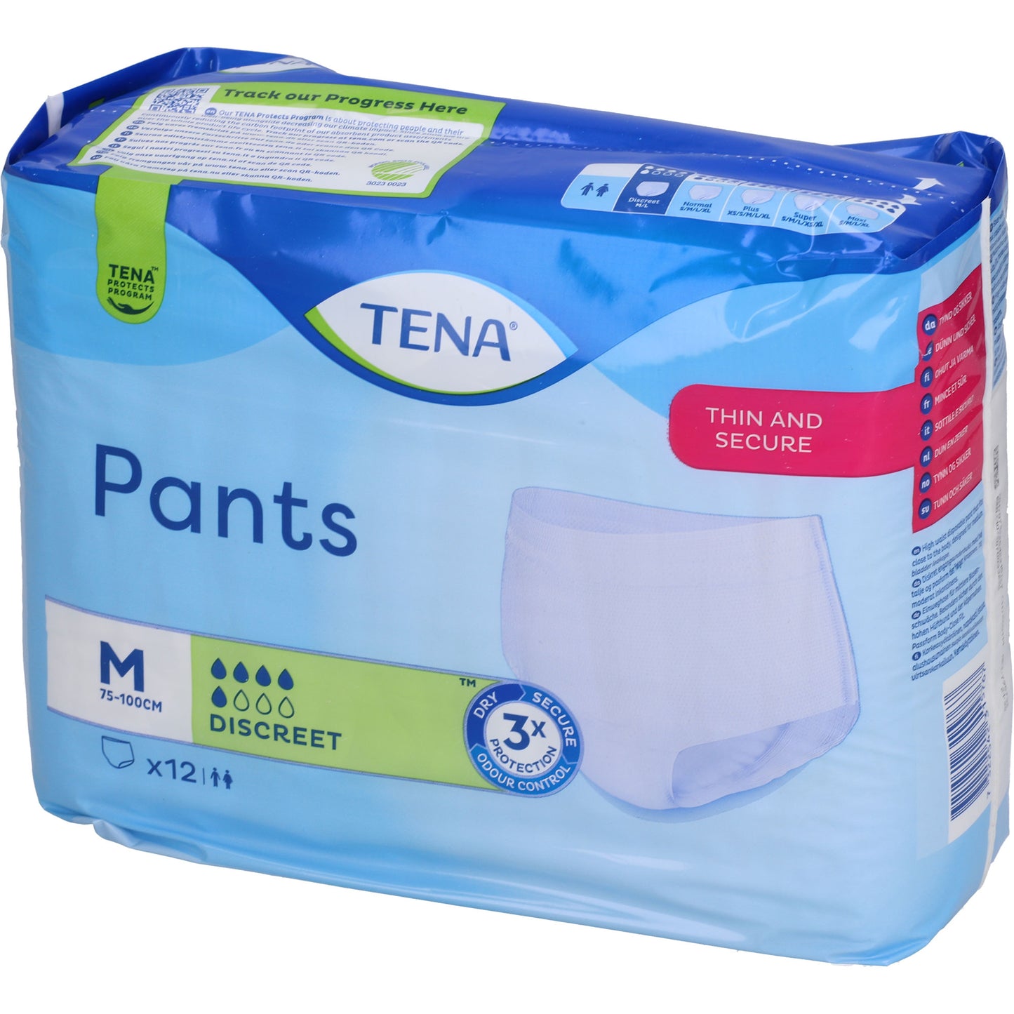 TENA PANTS Discreet M bei Inkontinenz 12 St