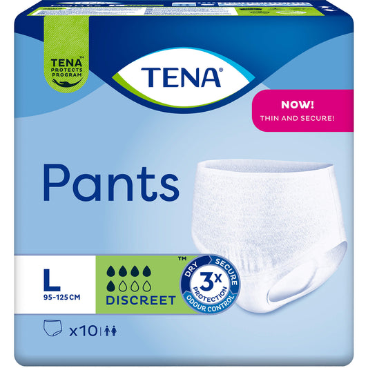 TENA PANTS Discreet L bei Inkontinenz 10 St