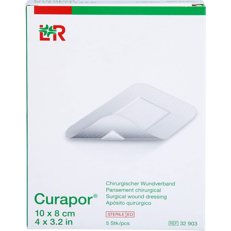 CURAPOR WUNDVERB ST 10X8CM 5 St