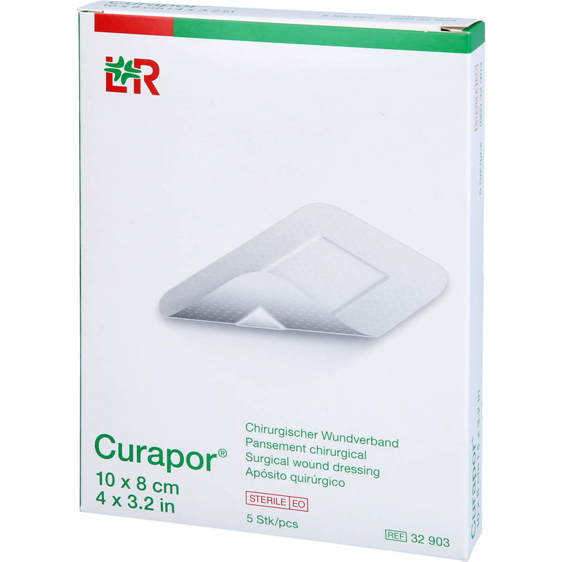 CURAPOR WUNDVERB ST 10X8CM 5 St