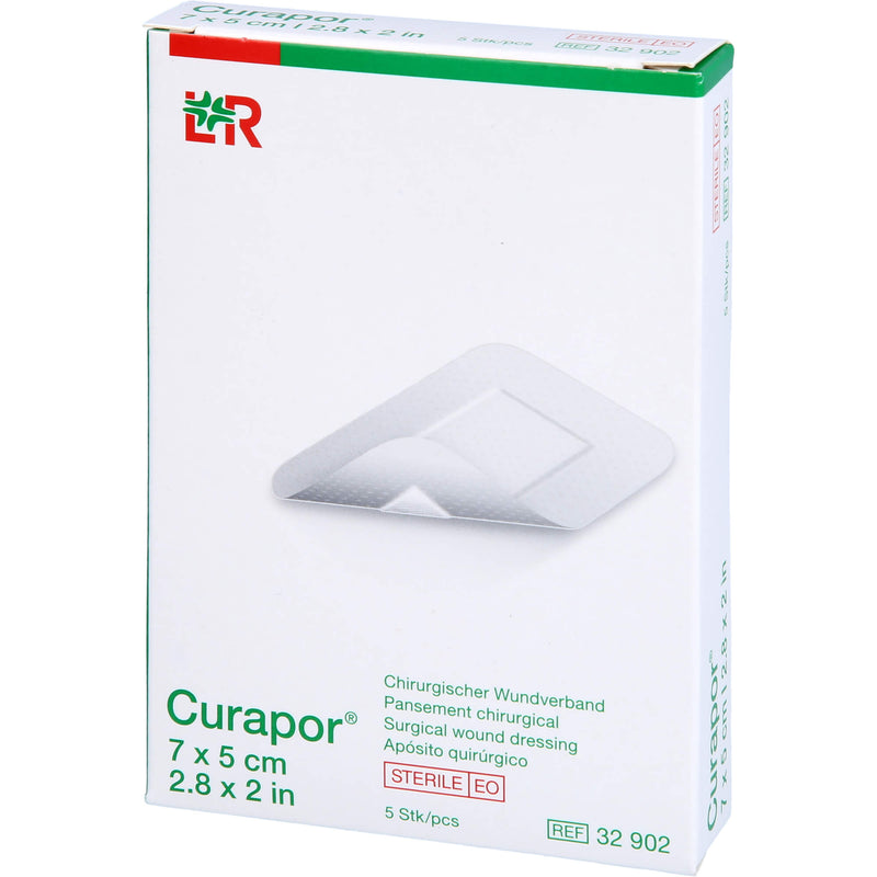 CURAPOR WUNDVERB ST 7X5CM 5 St