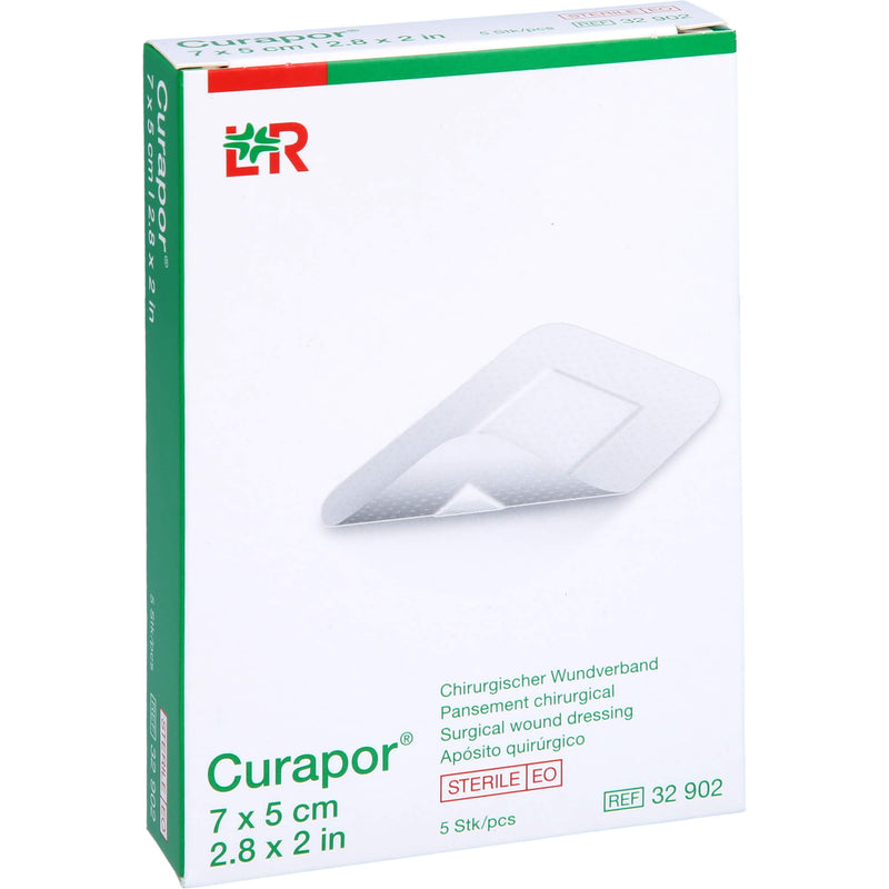 CURAPOR WUNDVERB ST 7X5CM 5 St