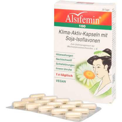 ALSIFEMIN 100 Klima-Aktiv m.Soja 1x1 Kapseln 30 St
