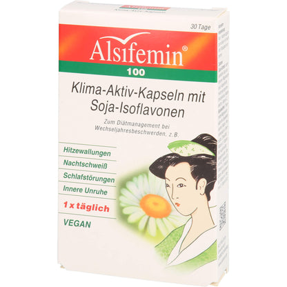 ALSIFEMIN 100 Klima-Aktiv m.Soja 1x1 Kapseln 30 St