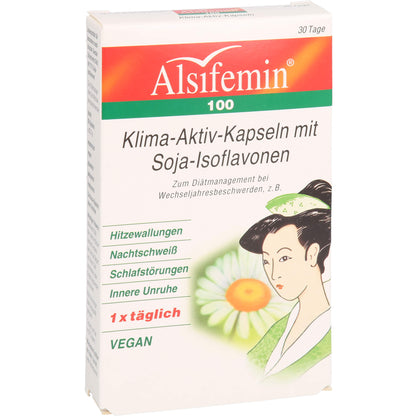 ALSIFEMIN 100 Klima-Aktiv m.Soja 1x1 Kapseln 30 St