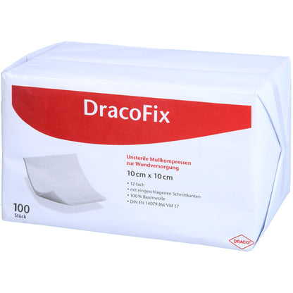 DRACOFIX OP-Kompressen 10x10 cm unsteril 12fach 100 St