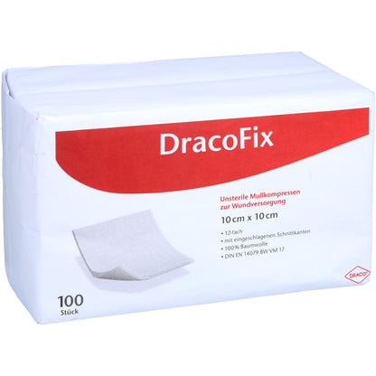 DRACOFIX OP-Kompressen 10x10 cm unsteril 12fach 100 St