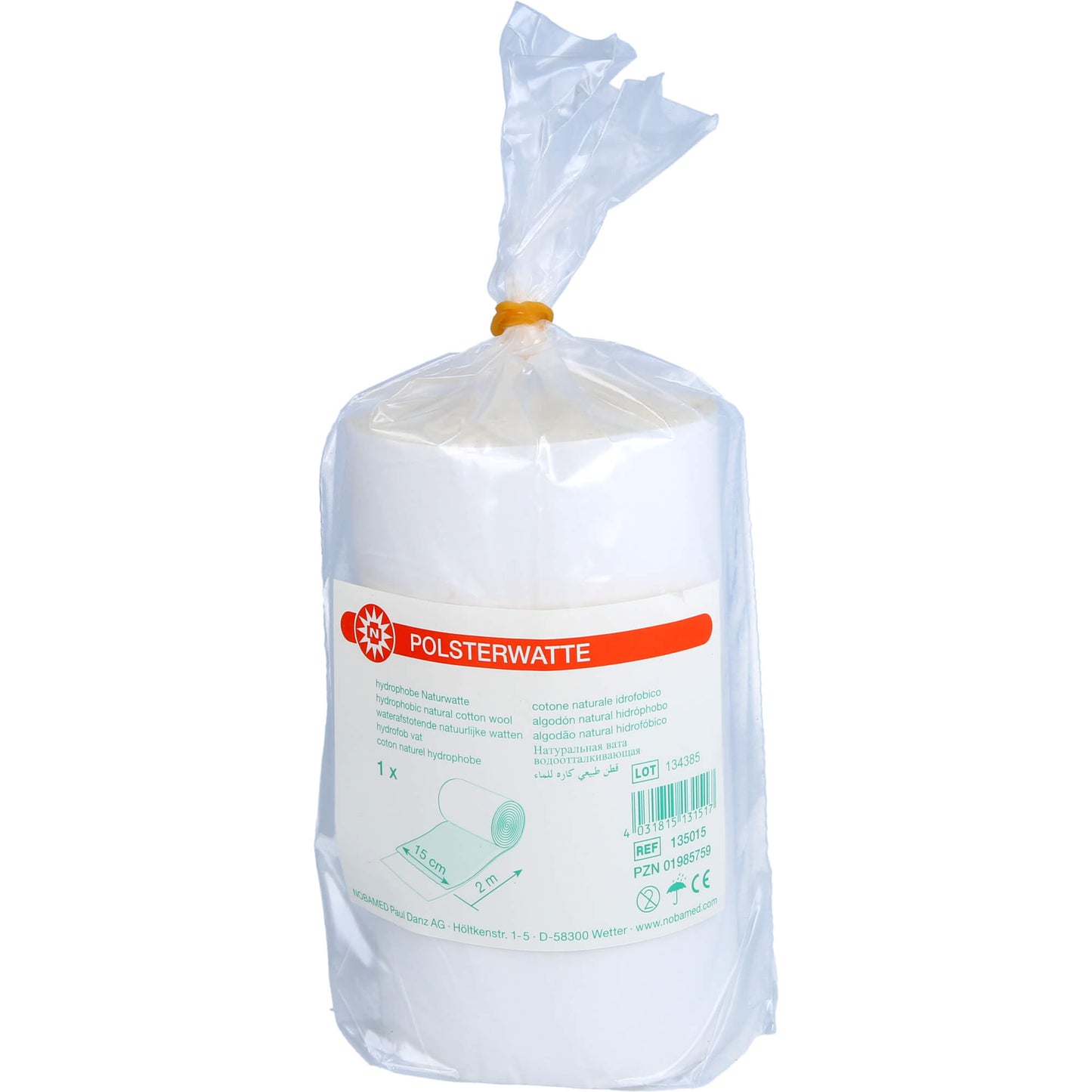 POLSTERWATTE gerollt 15 cmx2 m 1 St