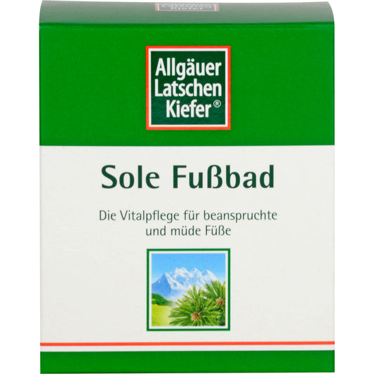ALLGÄUER LATSCHENK. Sole Fußbad 10X10 g
