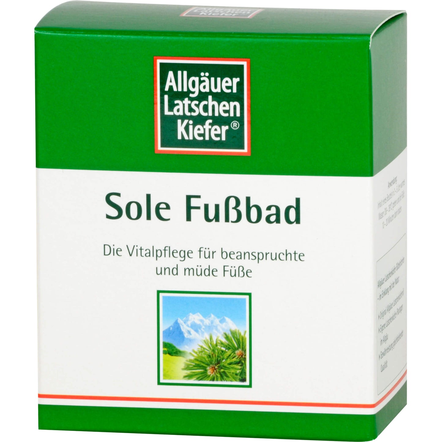 ALLGÄUER LATSCHENK. Sole Fußbad 10X10 g