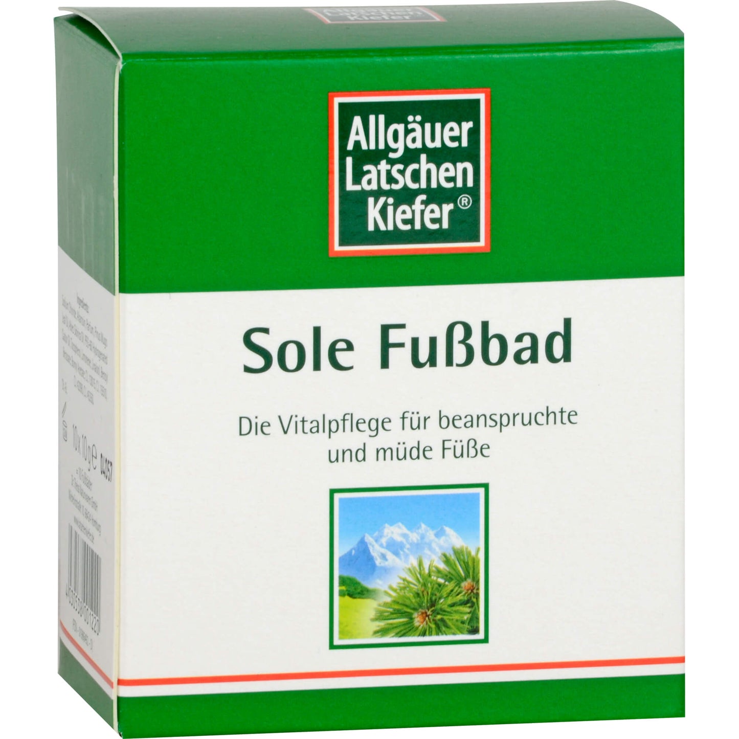 ALLGÄUER LATSCHENK. Sole Fußbad 10X10 g