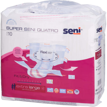SENI Super Quatro Inkontinenzslip XL 10 St