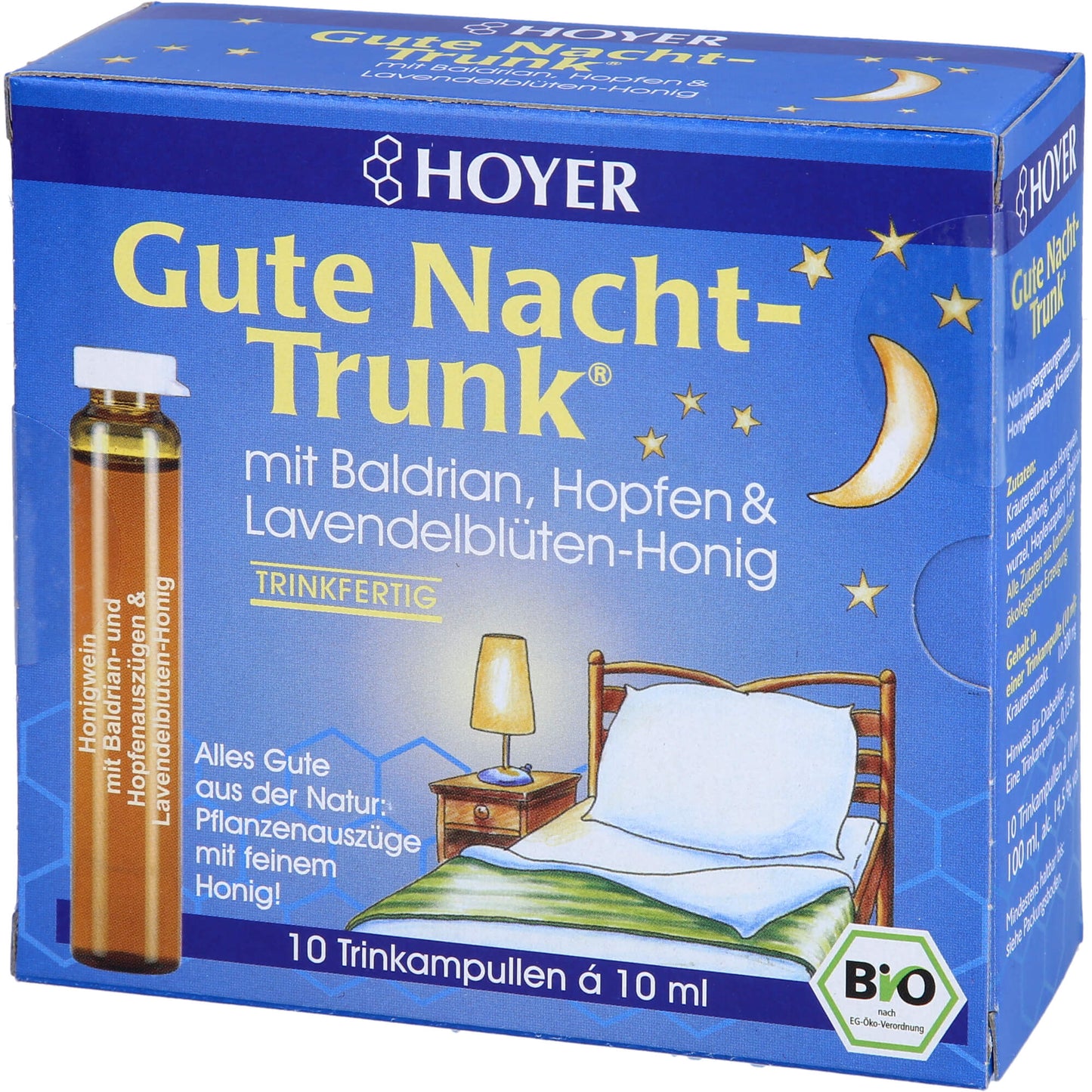 HOYER Gute Nacht Trunk Trinkampullen 10X10 ml