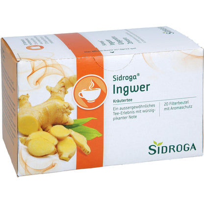 SIDROGA Ingwer Tee Filterbeutel 20X0.75 g