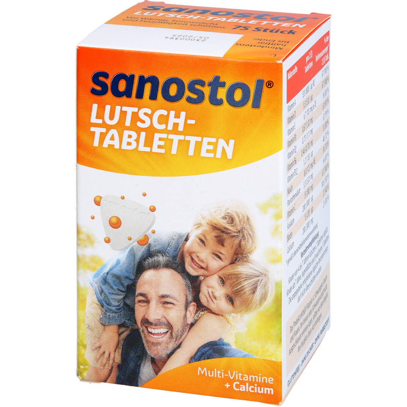 SANOSTOL LUTSCH TABLETTEN 75 St