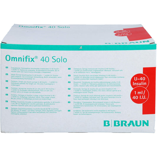 OMNIFIX Solo Insulinspr.1 ml U40 100X1 ml
