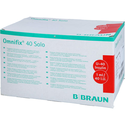 OMNIFIX Solo Insulinspr.1 ml U40 100X1 ml