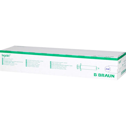 INJEKT Solo Spritze 2 ml Luer zentrisch PVC-frei 100X2 ml