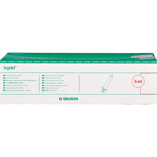 INJEKT Solo Spritze 5 ml Luer exzentrisch PVC-frei 100X5 ml