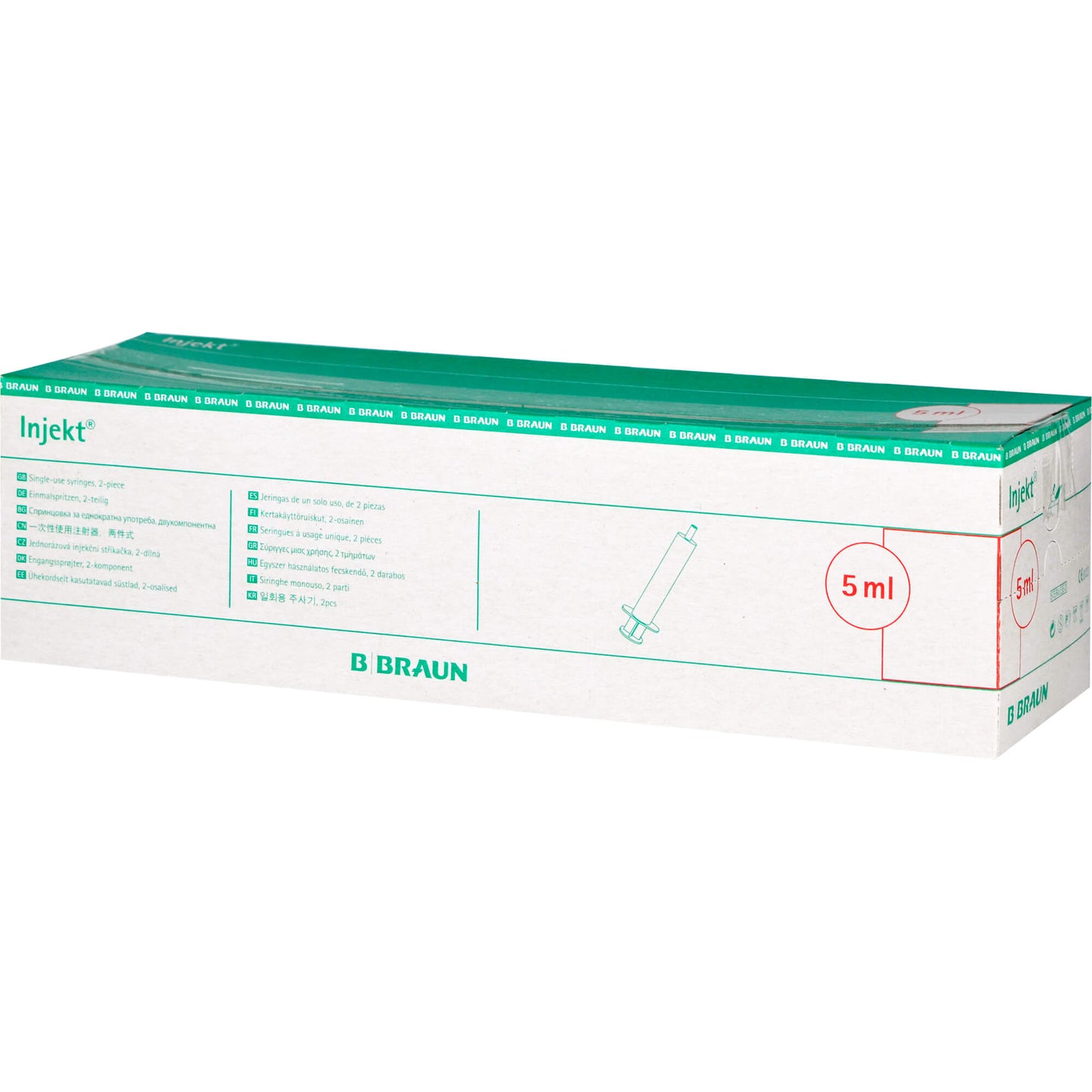 INJEKT Solo Spritze 5 ml Luer exzentrisch PVC-frei 100X5 ml