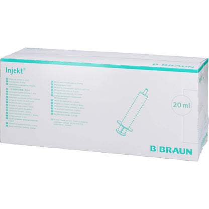 INJEKT Solo Spritze 20 ml Luer exzentrisch PVC-fr. 100X20 ml