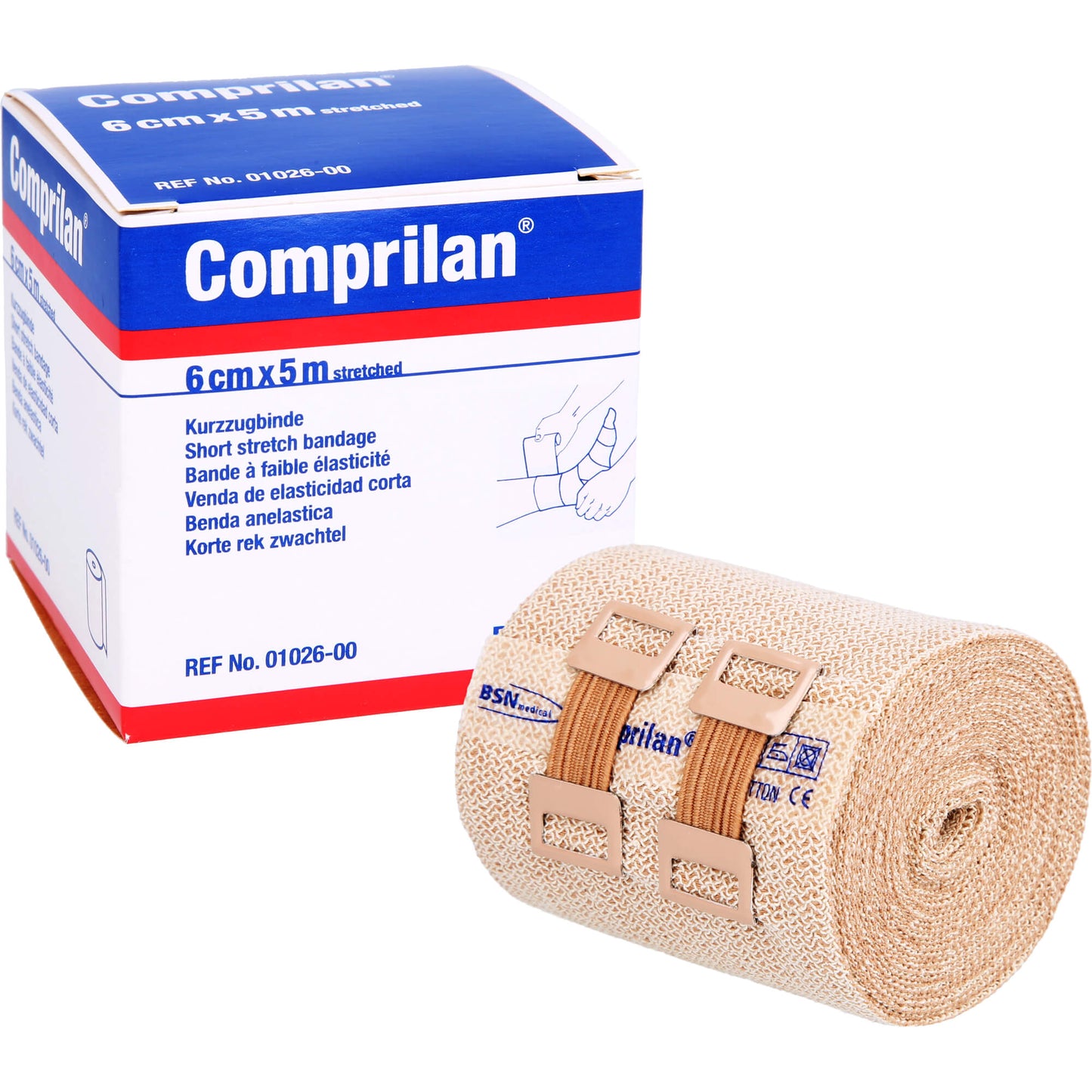 COMPRILAN elast.Binde 6 cmx5 m 1 St