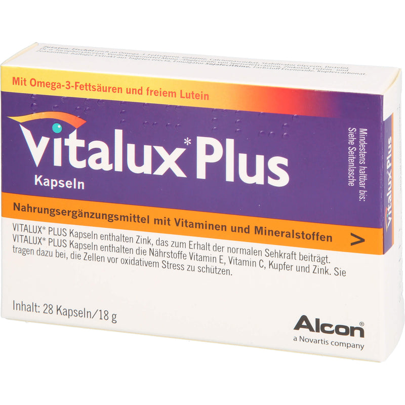 VITALUX PLUS LUTEIN OMEGA3 28 St