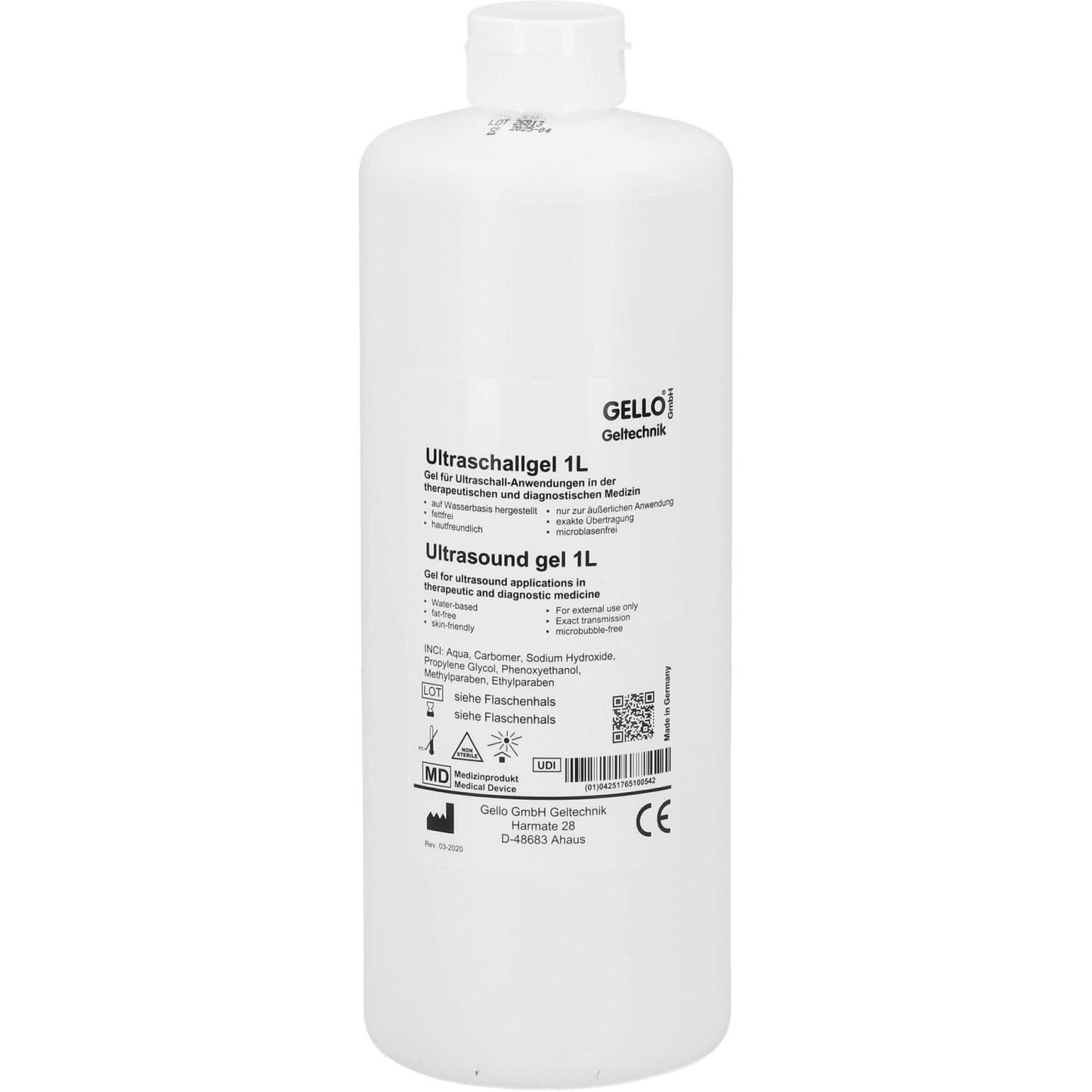 ULTRASCHALLGEL 1000 ml
