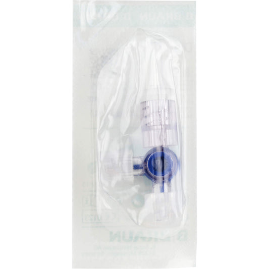 DISCOFIX Dreiwegehahn blau Luer Lock 1 St