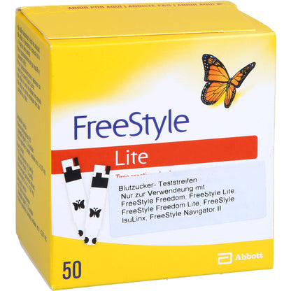 FREESTYLE Lite Teststreifen ohne Codieren 50 St