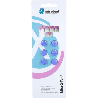 MIRADENT Plaquetest Tabletten Mira-2-Ton 6 St