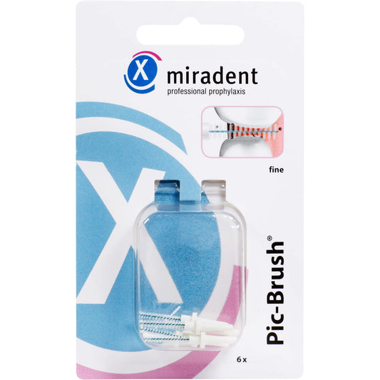 MIRADENT Interd.Pic-Brush Ersatzb.fein weiß 6 St