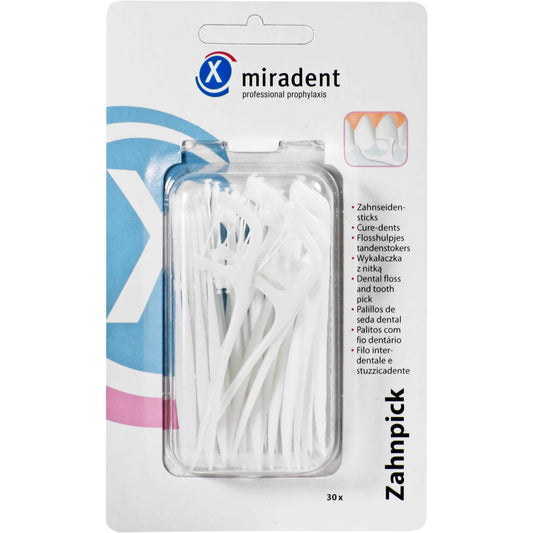MIRADENT Zahnpick Zahnseidensticks 30 St