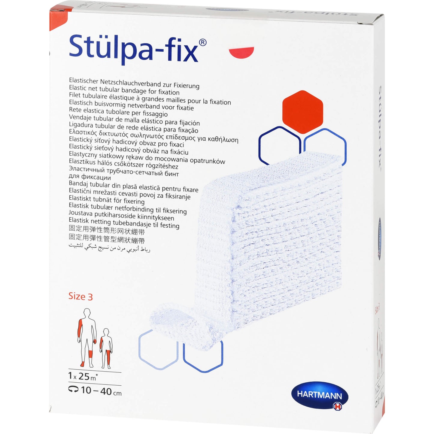 STÜLPA Fix Gr.3 Hand/Arm/Kdr.Kopf 25 m Netzschl. 1 St