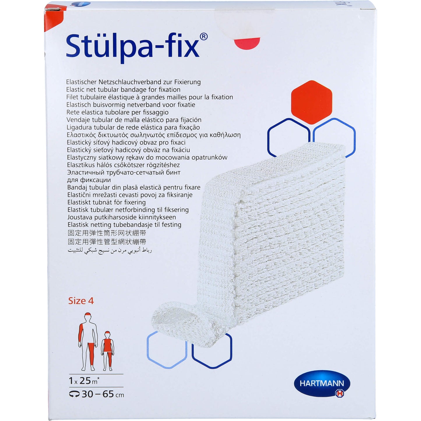 STÜLPA Fix Gr.4 Bein/Fuß/Kdr.Rumpf 25 m Netzschl. 1 St