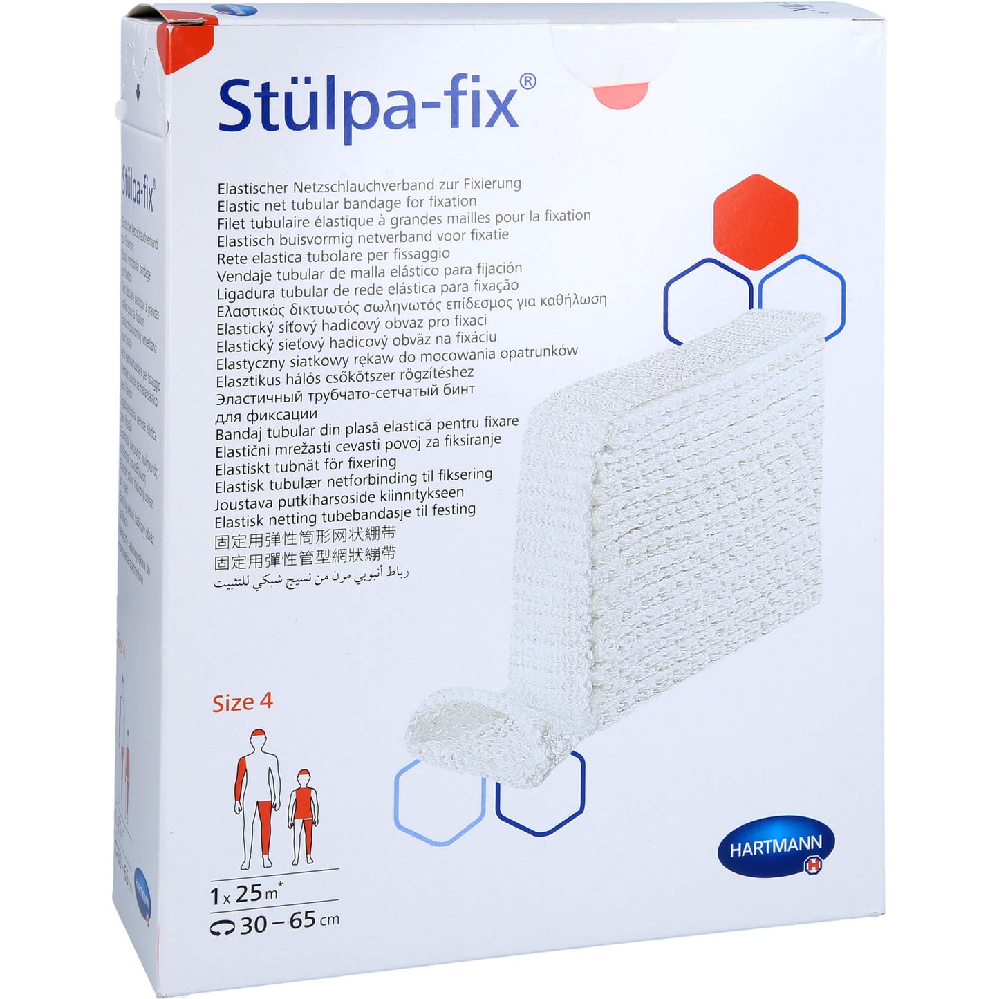 STÜLPA Fix Gr.4 Bein/Fuß/Kdr.Rumpf 25 m Netzschl. 1 St