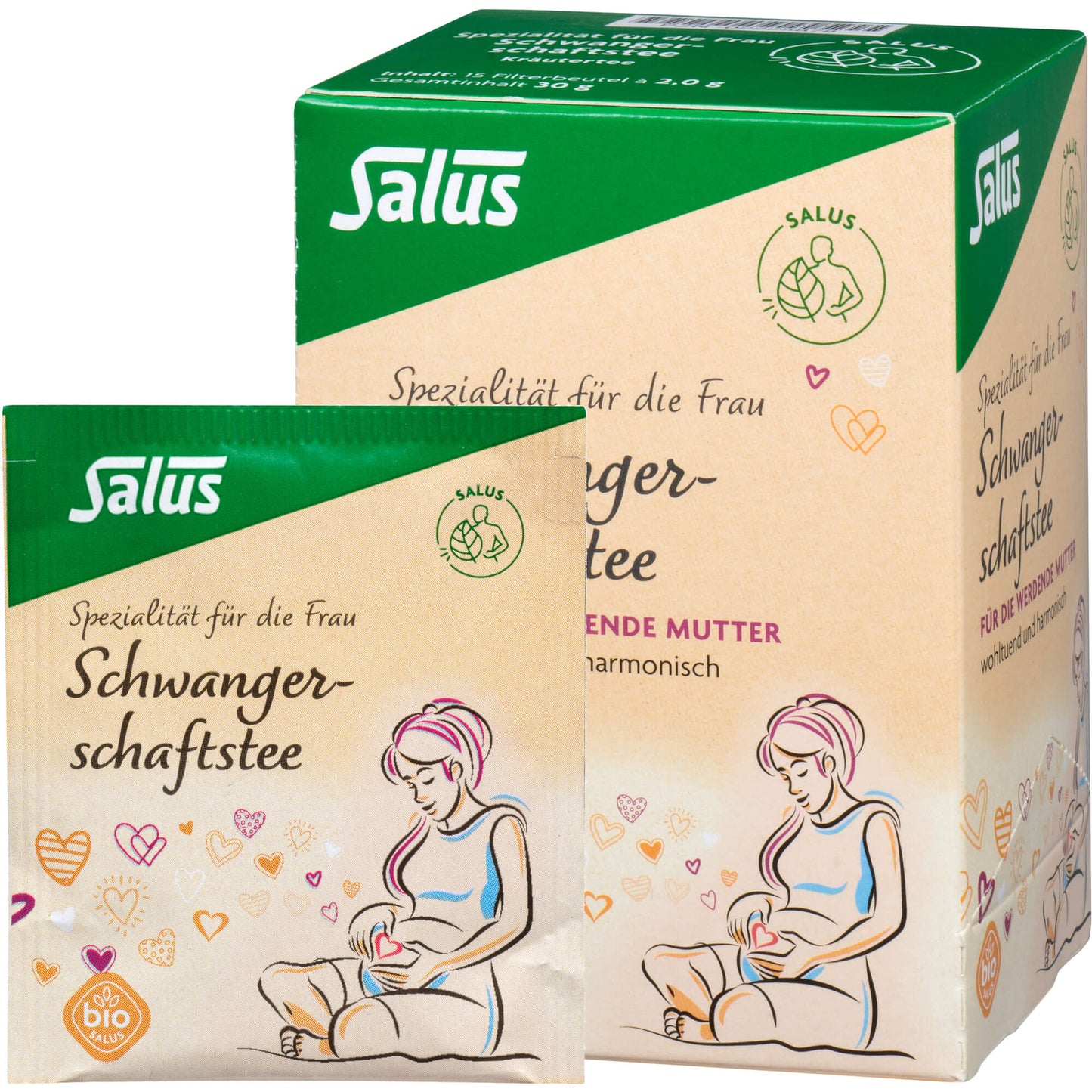 SCHWANGERSCHAFTSTEE Bio Salus Filterbeutel 15 St