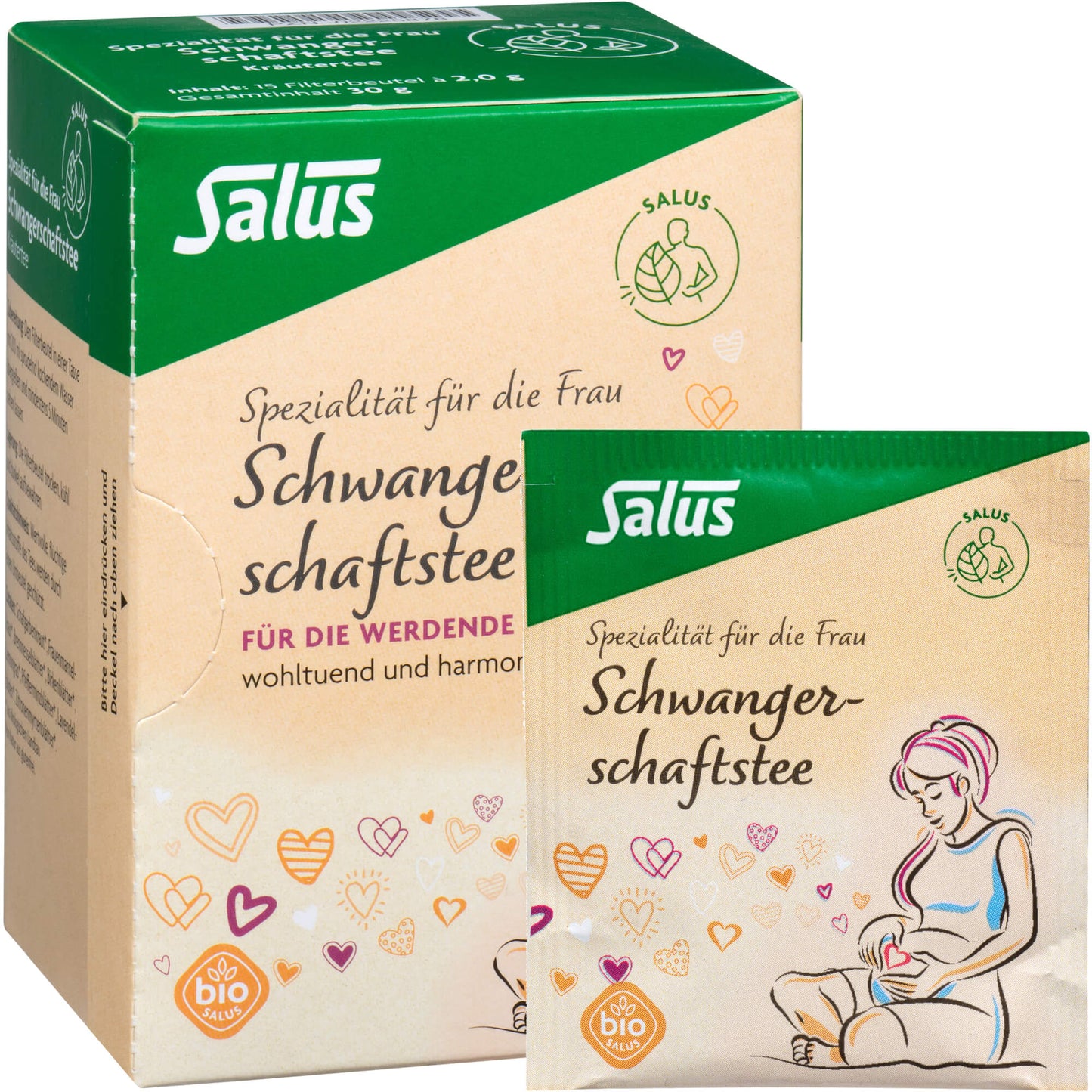 SCHWANGERSCHAFTSTEE Bio Salus Filterbeutel 15 St