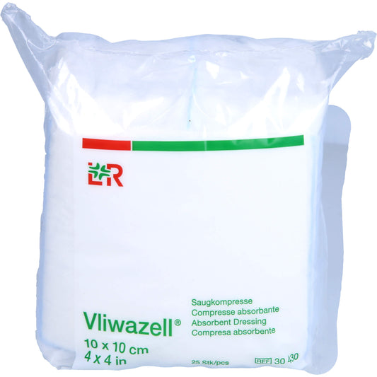 VLIWAZELL Saugkompressen unsteril 10x10 cm 25 St