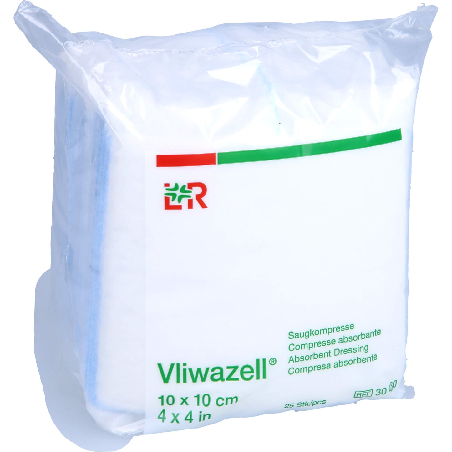 VLIWAZELL Saugkompressen unsteril 10x10 cm 25 St