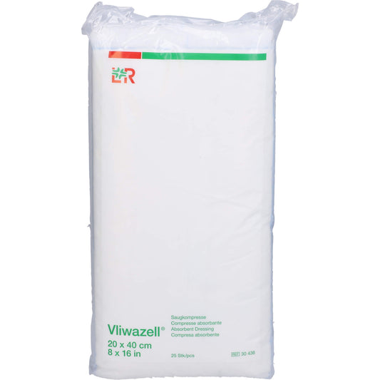VLIWAZELL Saugkompressen unsteril 20x40 cm 25 St