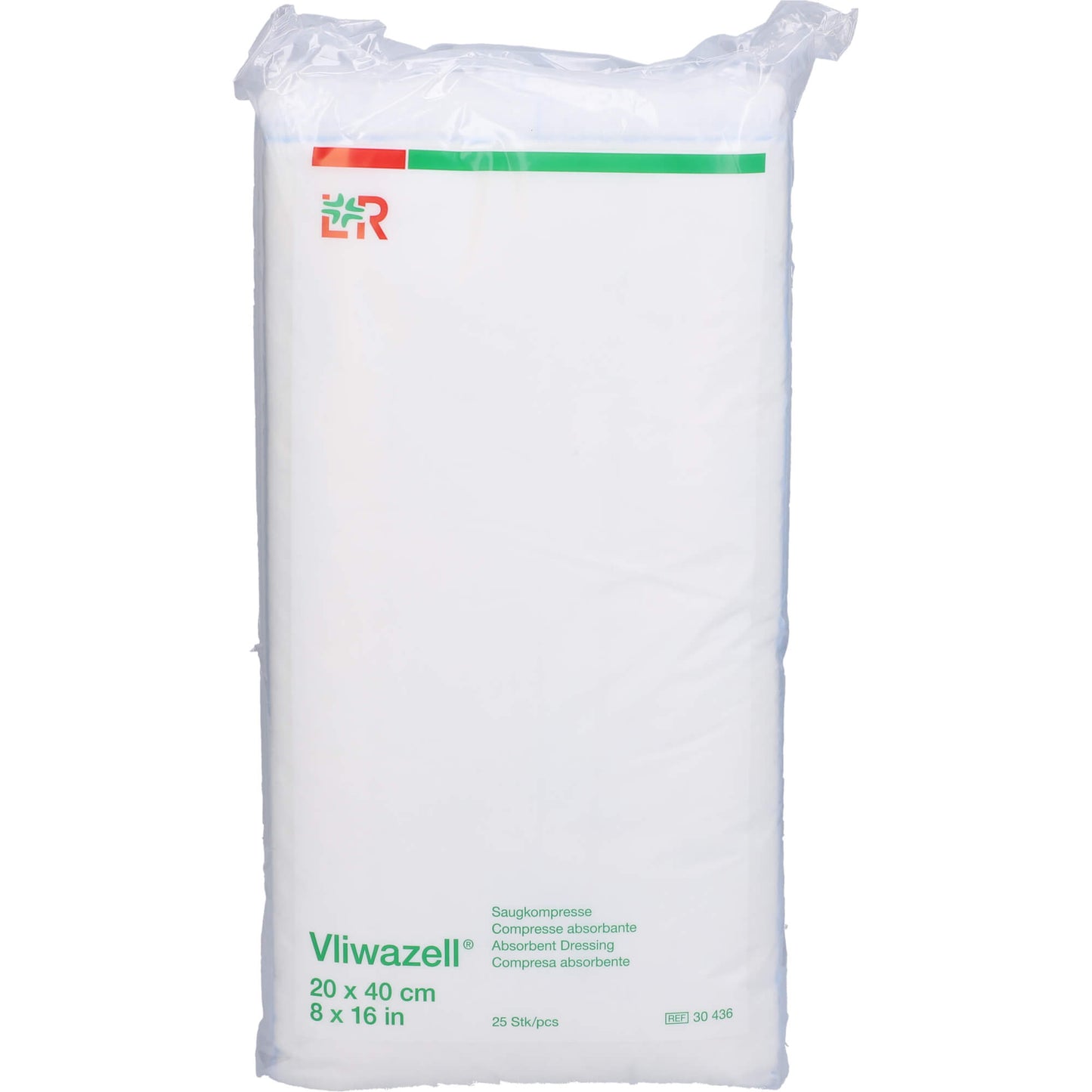 VLIWAZELL Saugkompressen unsteril 20x40 cm 25 St
