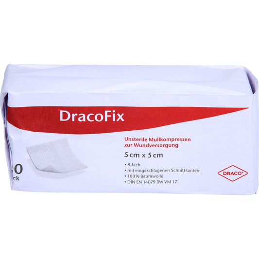DRACOFIX OP-Kompressen 5x5 cm unsteril 8fach 100 St