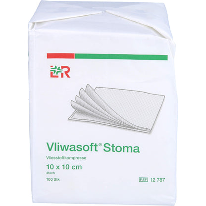VLIWASOFT Stoma Kompressen 10x10 cm 4fach 100 St