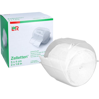 ZELLETTEN Tupfer 4x5 cm unsteril Rolle 300 St
