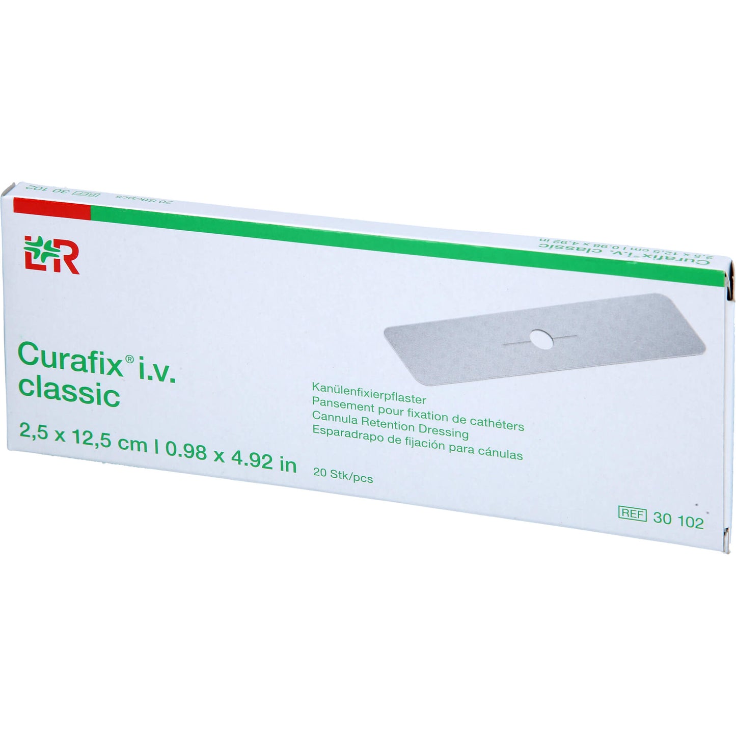 CURAFIX i.v. classic Pflaster 2,5x12,5 cm 20 St