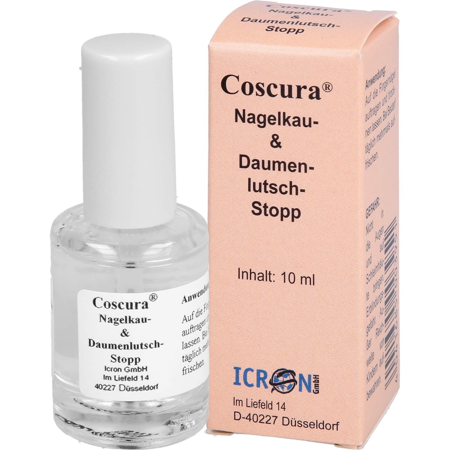 NAGELKAU u.Daumenlutsch Stopp Coscura 10 ml